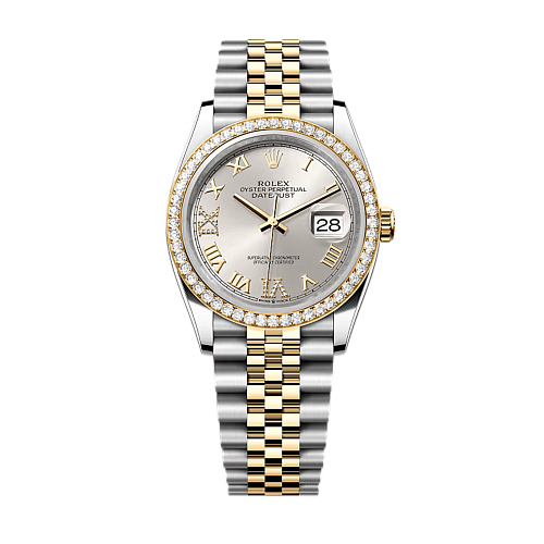 Datejust 36 Oyster Oystersteel yellow gold and diamonds