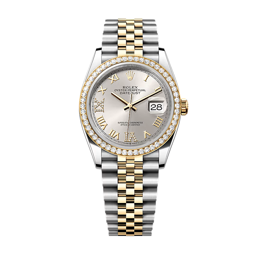 Datejust 36 Oyster Oystersteel yellow gold and diamonds