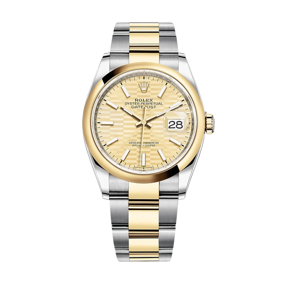 Купить копии элитных часов  Rolex Datejust 36 Yellow Gold/Steel 126233: в наличии!