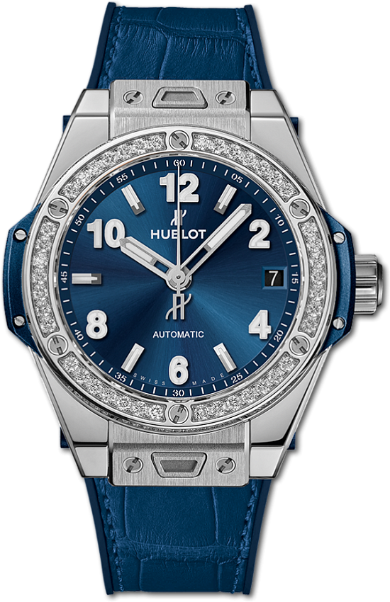 Big Bang One Click Steel Blue Diamonds