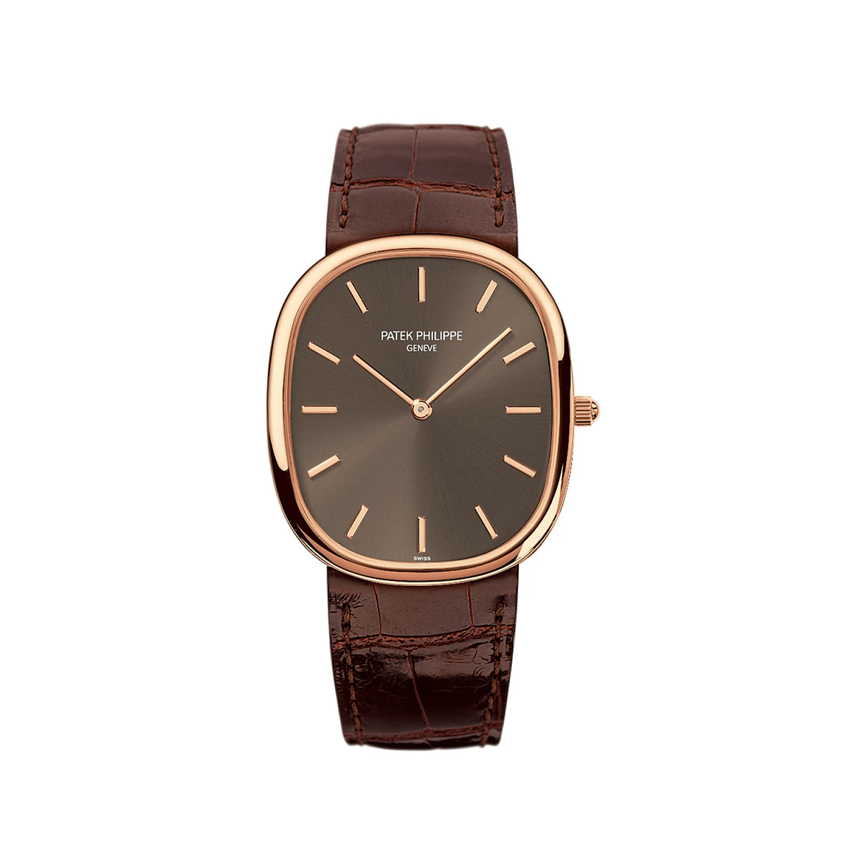 Купить копии элитных часов  Patek Philippe Golden Ellipse Rose Gold 3738/100 R-001: в наличии!