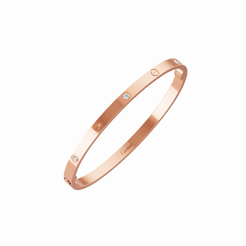 LOVE BRACELET, SMALL MODEL, 6 DIAMONDS RG