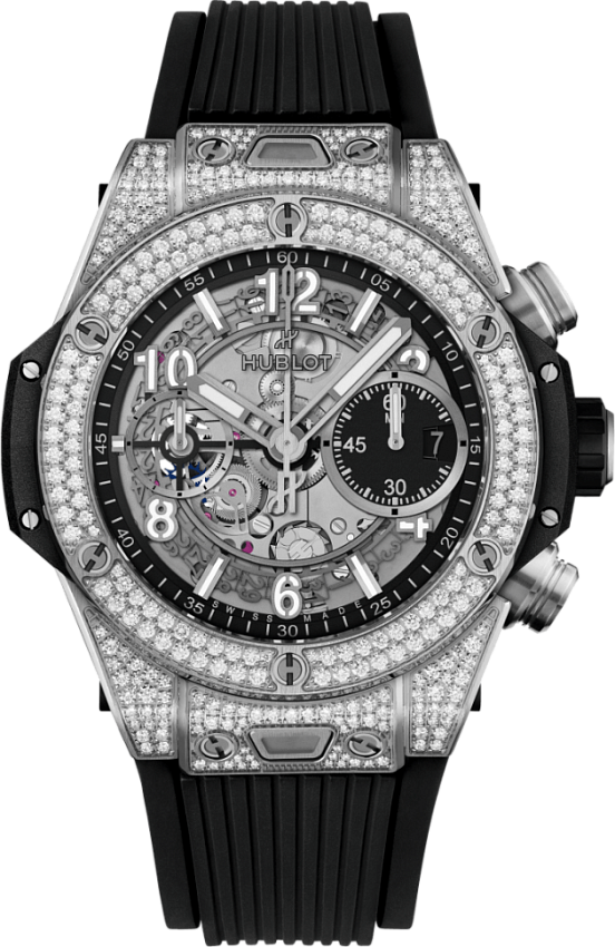 Big Bang Unico Titanium Pave