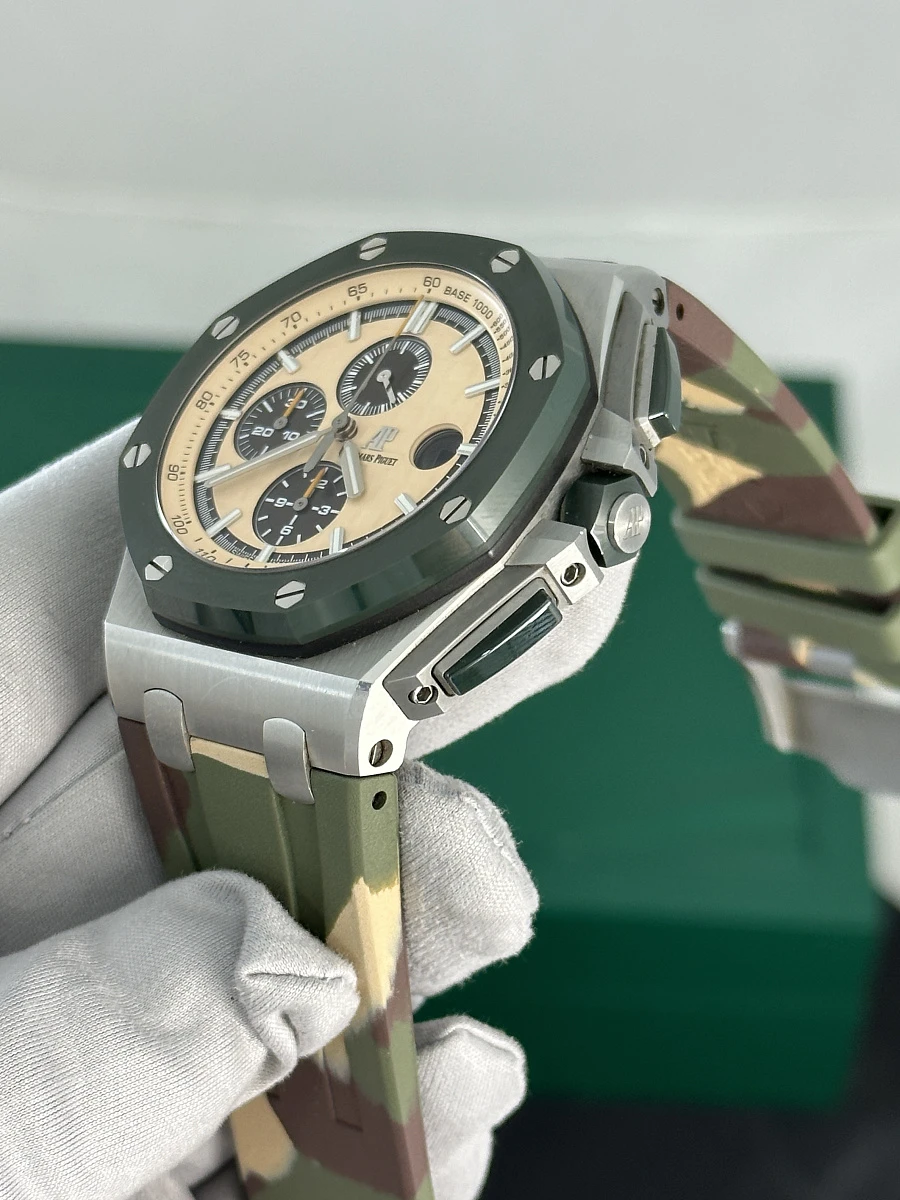 Купить копии элитных часов  Audemars Piguet Audemars Piguet Royal Oak Offshore Chronograph Camo 26400SO.OO.A054CA.01: в наличии!