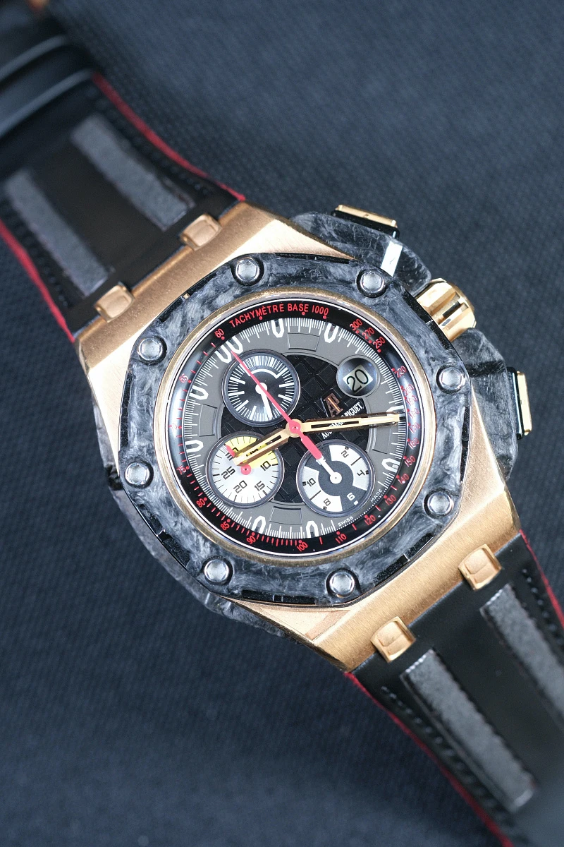 Купить копии элитных часов  Audemars Piguet ROYAL OAK OFFSHORE GRAND PRIX CHRONOGRAPH 26290RO.OO.A001VE.01: в наличии!