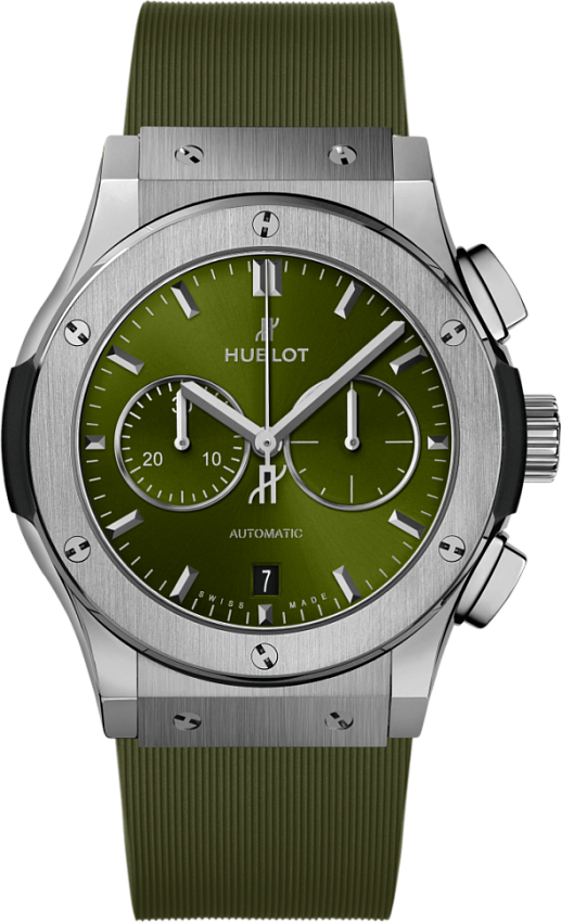 Classic Fusion Chronograph Titanium Green 42 mm