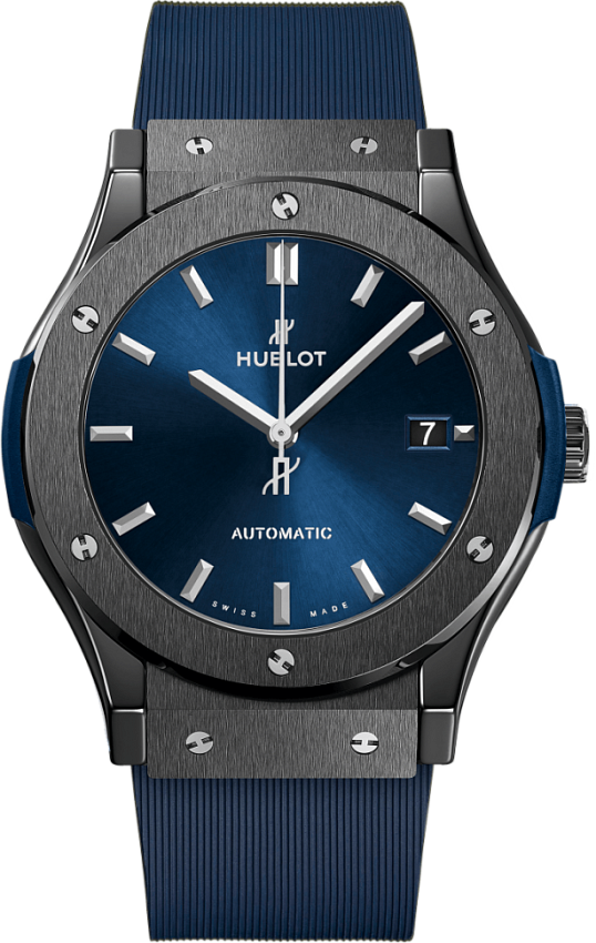 Classic Fusion Ceramic Blue 45 mm