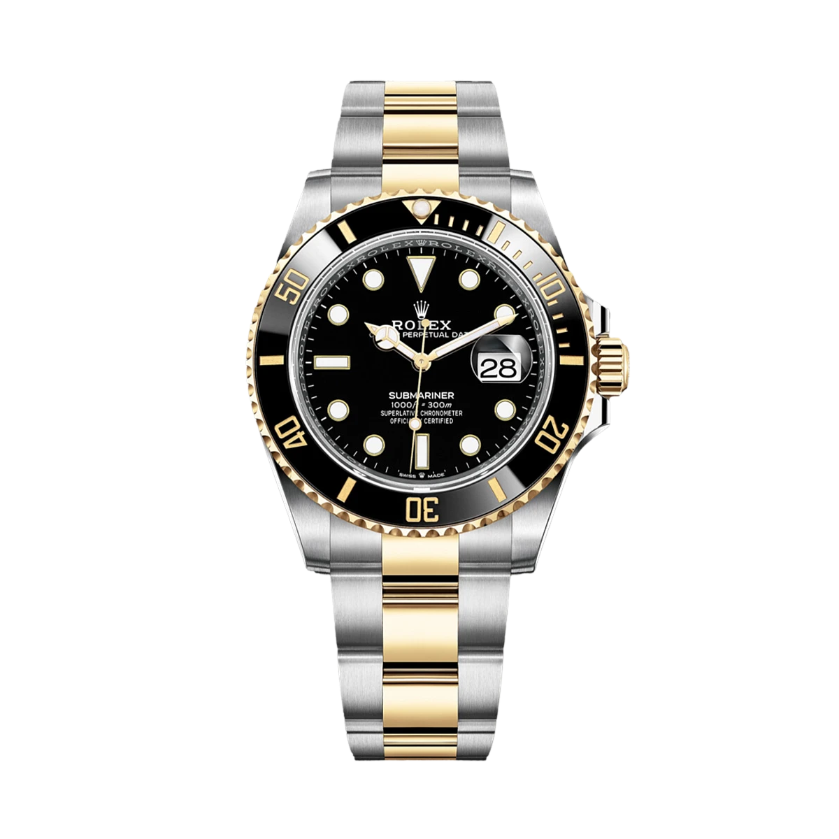 Купить копии элитных часов  Rolex Submariner 41 mm Oystersteel and Yellow Gold 126613LN: в наличии!