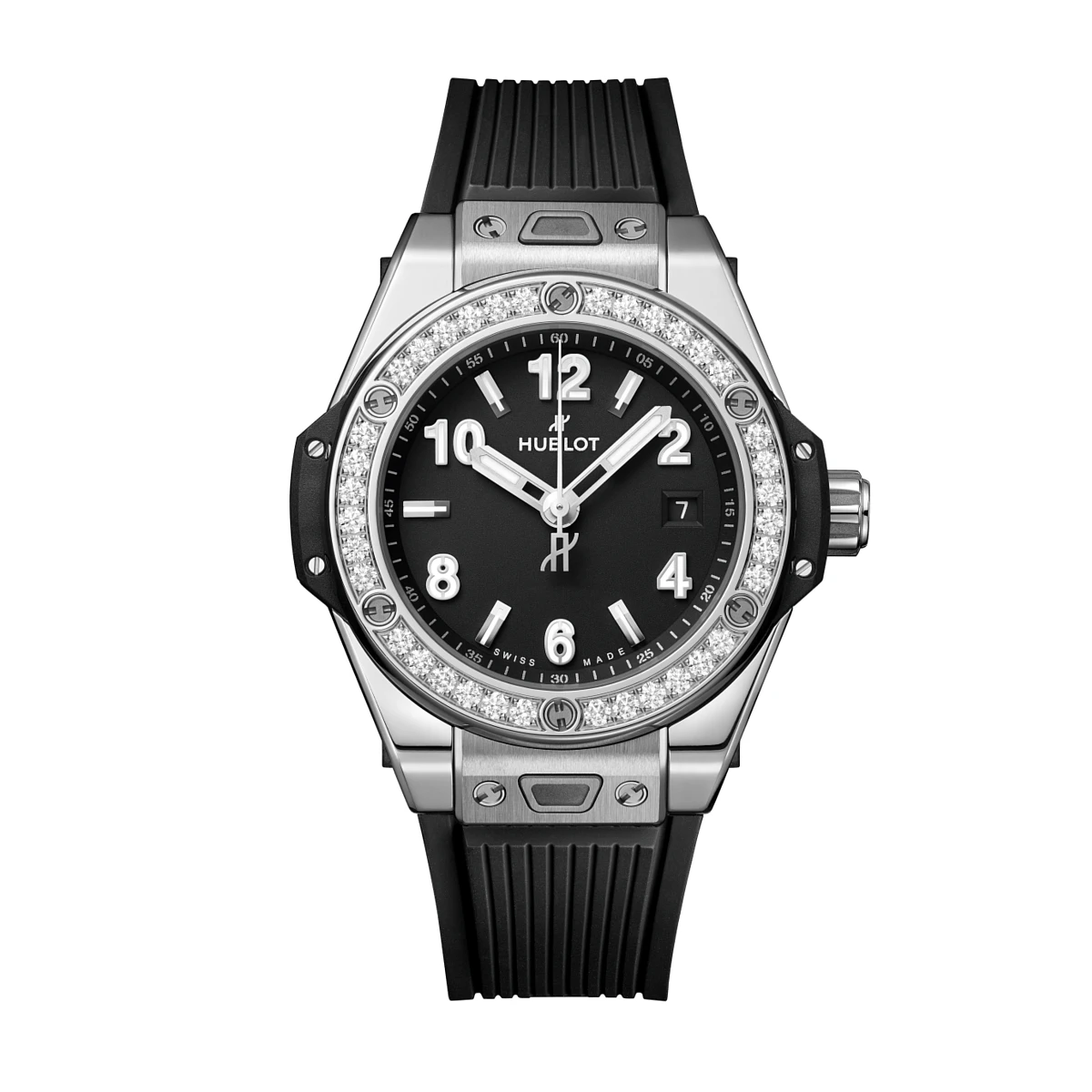 Купить копии элитных часов  Hublot Big Bang One Click Steel Diamonds 485.SX.1170.RX.1204: в наличии!